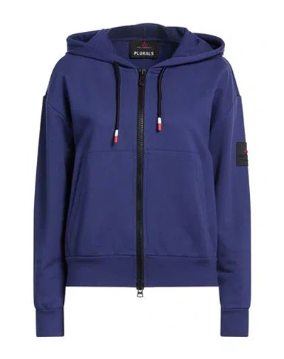 Peuterey Woman Sweatshirt Blue Size S Cotton