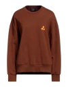 Peuterey Woman Sweatshirt Brown Size L Cotton
