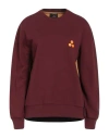 Peuterey Woman Sweatshirt Burgundy Size L Cotton