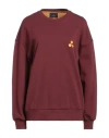 Peuterey Woman Sweatshirt Chocolate Brown Size M Cotton