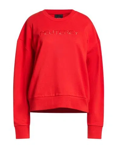 Peuterey Woman Sweatshirt Red Size L Cotton