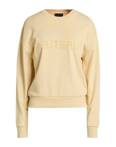 Peuterey Woman Sweatshirt Sand Size S Cotton In Brown