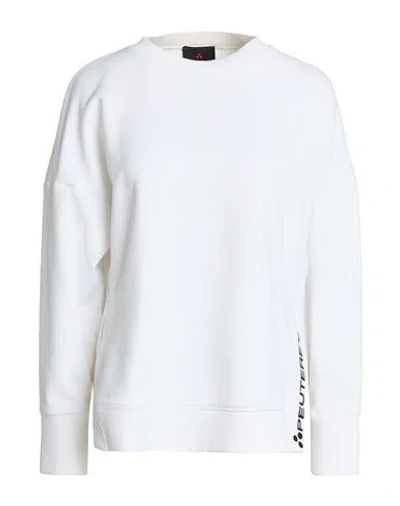 Peuterey Woman Sweatshirt White Size 6 Polyamide, Elastane