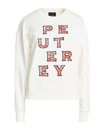 Peuterey Woman Sweatshirt White Size M Cotton