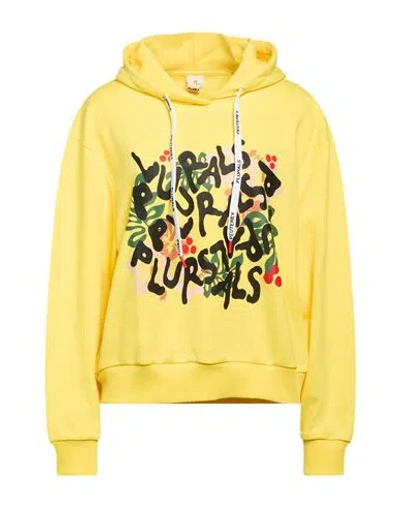 Peuterey Woman Sweatshirt Yellow Size S Cotton