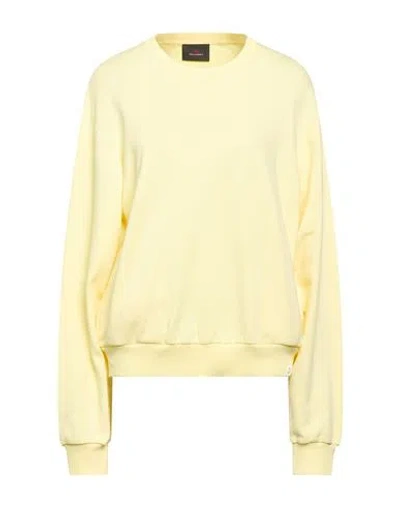 Peuterey Woman Sweatshirt Yellow Size S Cotton, Polyester