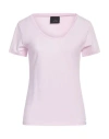 Peuterey Woman T-shirt Light Pink Size L Cotton, Elastane In Pink