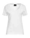 Peuterey Woman T-shirt White Size L Cotton, Elastane