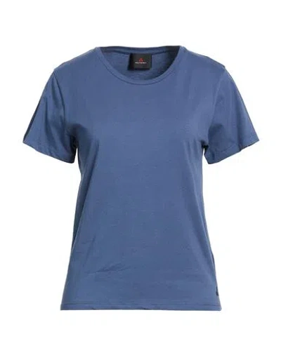 Peuterey Woman T-shirt Navy Size S Cotton In Blue