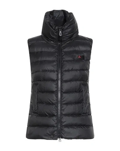 Peuterey Woman Vest Black Size 10 Polyester