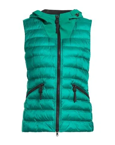 Peuterey Woman Vest Green Size 6 Polyamide