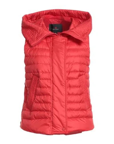 Peuterey Woman Vest Red Size 4 Polyester