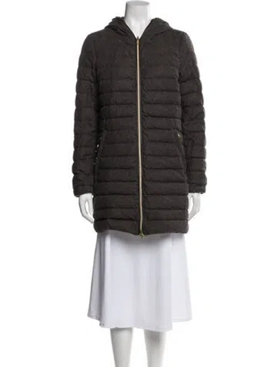 Pre-owned Peuterey Wool Faux Fur Jacket In Black