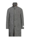 Peuterey Wool Man Coat Grey Size L Mohair Wool, Alpaca Wool, Virgin Wool, Polyamide