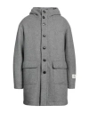 Peuterey Wool Man Coat Grey Size L Wool, Polyester, Polyurethane