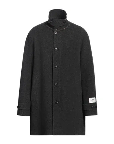 Peuterey Wool Man Overcoat & Trench Coat Lead Size L Wool, Polyamide, Cashmere