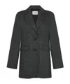 Peuterey Wool Twill Blazer In Black