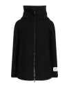 Peuterey Wool Woman Coat Black Size 14 Wool, Polyester, Polyurethane, Viscose, Polyamide