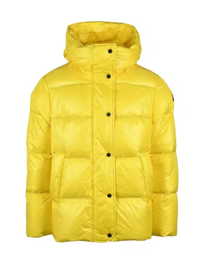 Peuterey Yellow Polyamide Bigelow Down Jacket