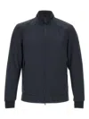 Peuterey Zip-up Bomber Jacket In Blue