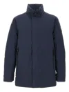 Peuterey Zip-up Coat In Blue