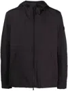 Peuterey Drawstring Zip-up Jacket In Black