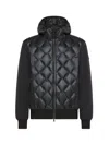 Peuterey Koons Kj Bmat Bomber Jacket Blue Graphite In Black