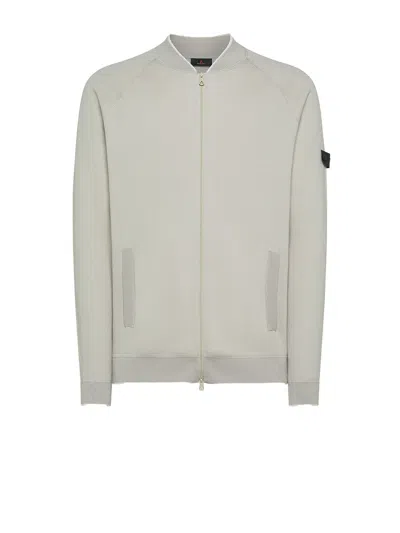 PEUTEREY PEUTEREY ZIP UP SWEATER SAND