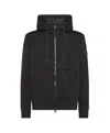 Peuterey Zip-up Sweatshirt With High-quality Material Blend And Iconic Branding In Black