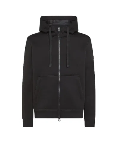 PEUTEREY PEUTEREY ZIP-UP SWEATSHIRT WITH HIGH-QUALITY MATERIAL BLEND AND ICONIC BRANDING