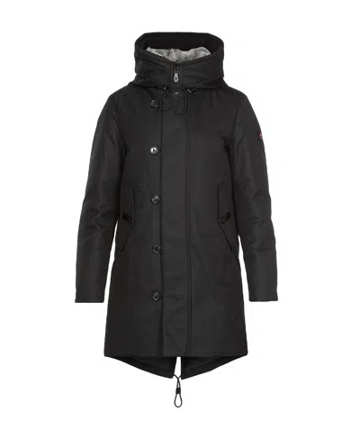 Peuterey Zippered Down Jacket In Black