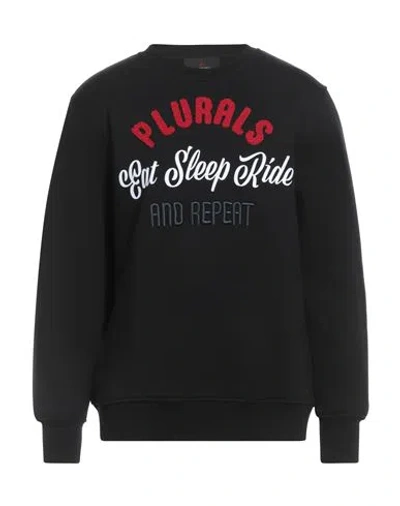 Peuterey.plurals Peuterey. Plurals Man Sweatshirt Black Size Xl Cotton, Polyester