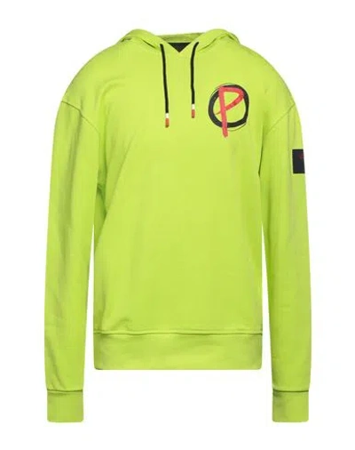 Peuterey.plurals Peuterey. Plurals Man Sweatshirt Lime Green Size M Cotton