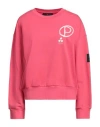 Peuterey.plurals Peuterey. Plurals Woman Sweatshirt Fuchsia Size Xl Cotton In Pink
