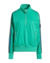 Peuterey.plurals Peuterey. Plurals Woman Sweatshirt Green Size 12 Polyester, Polyamide, Elastane