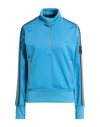 Peuterey.plurals Peuterey. Plurals Woman Sweatshirt Pastel Blue Size 12 Polyester, Polyamide, Elastane In Blue