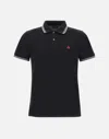 Peuterey Newmedinillastr01 Short-sleeved Polo Shirt In Black