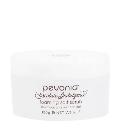 Pevonia Chocolate Indulgence Foaming Salt Scrub In Transparent