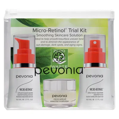 Pevonia Micro-retinol Trial Kit - Smoothing Skincare Solution In Multi