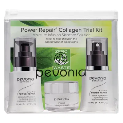 Pevonia Power Repair Collagen Moisture Infusion Skincare Solution Trial Kit In Transparent