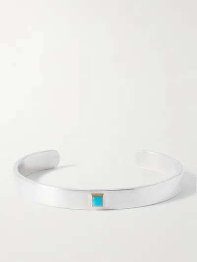 Peyote Bird Azul Sterling Silver, 14-karat Gold And Turquoise Cuff