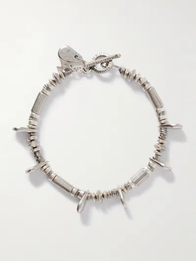 Peyote Bird Platero Sterling Silver Multi-stone Beaded Bracelet