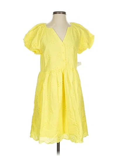 Pre-owned Peyton & Parker Casual Dress In Yellow