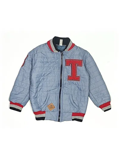 Pre-owned Peyton Bre Kids' Jacket In Blue
