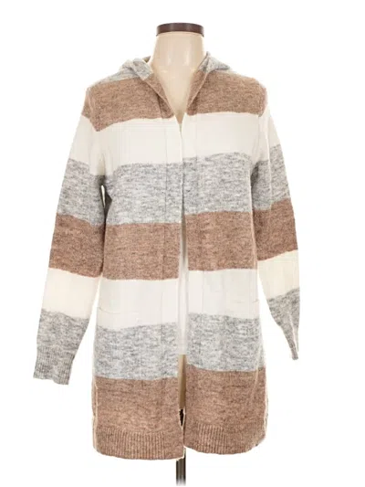 Pre-owned Peyton Jensen Cardigan Sweater In Brown