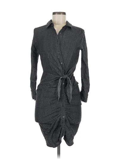 Pre-owned Peyton Jensen Casual Dress In Gray