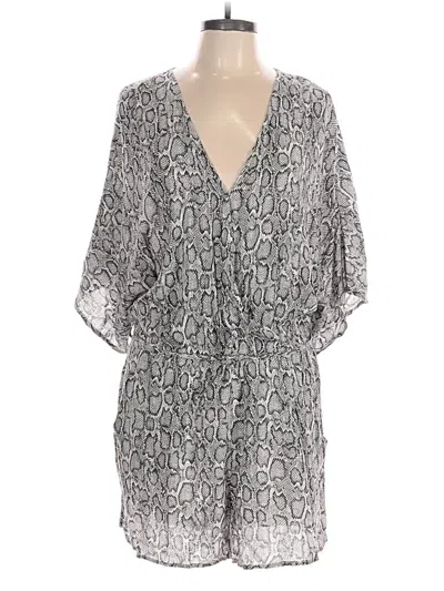 Pre-owned Peyton Jensen Casual Dress In Gray