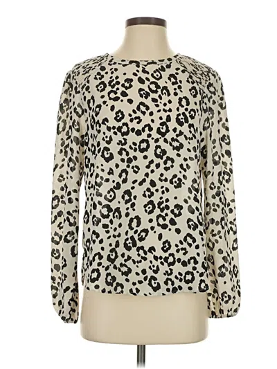 Pre-owned Peyton Jensen Long Sleeve T-shirt In White