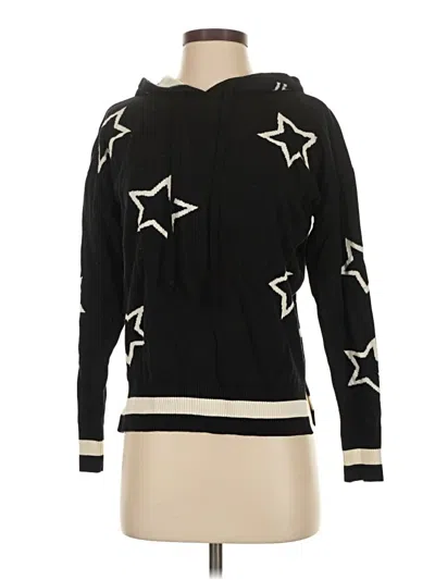 Pre-owned Peyton Jensen Pullover Sweater In Black