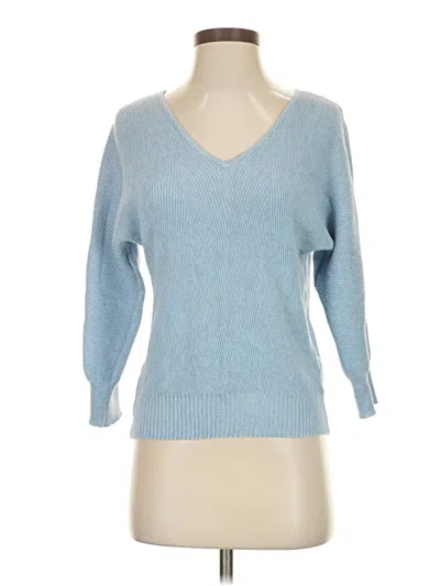 Pre-owned Peyton Jensen Pullover Sweater In Blue